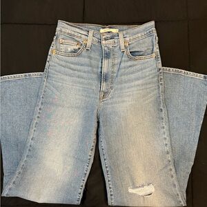 Light Blue Women’s High-Rise Straight Jeans